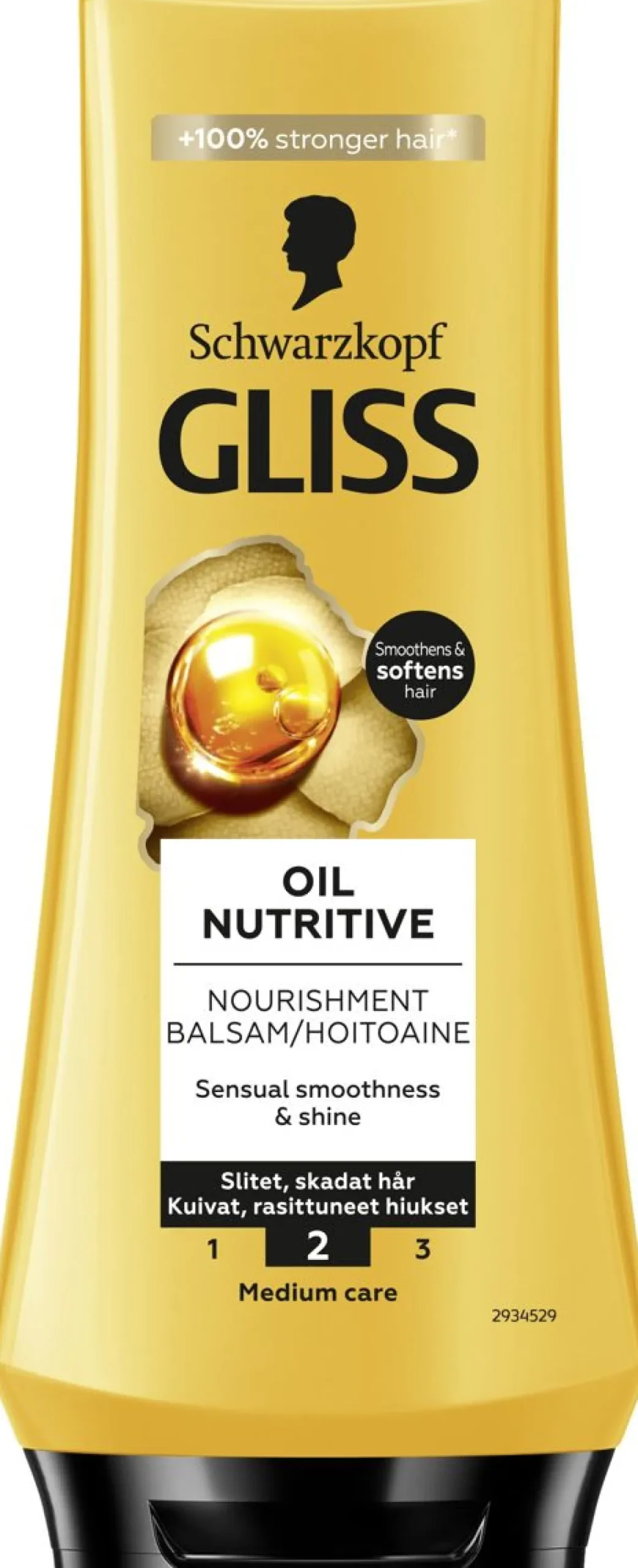 SCHWARZKOPF GLISS OIL NUTRITIVE HOITOAINE 200 ML