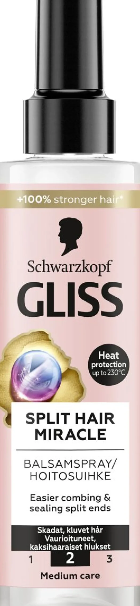 SCHWARZKOPF GLISS SPLIT ENDS MIRACLE HOITOSUIHKE 200 ML