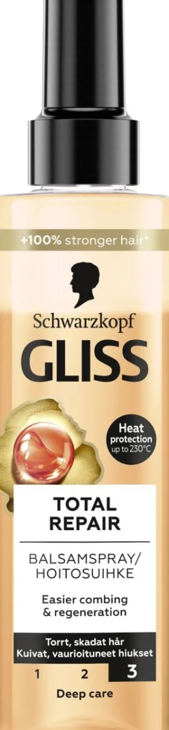 SCHWARZKOPF GLISS TOTAL REPAIR HOITOSUIHKE 200 ML