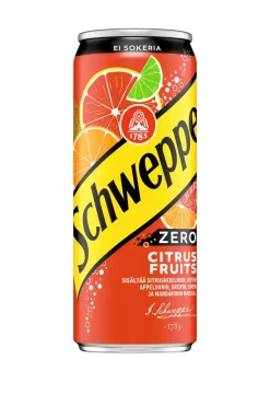 SCHWEPPES CITUS FRUITS ZERO TLK 330 ML