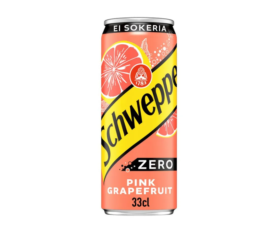 SCHWEPPES ZERO PINK GRAPEFRUIT TLK 330 ML