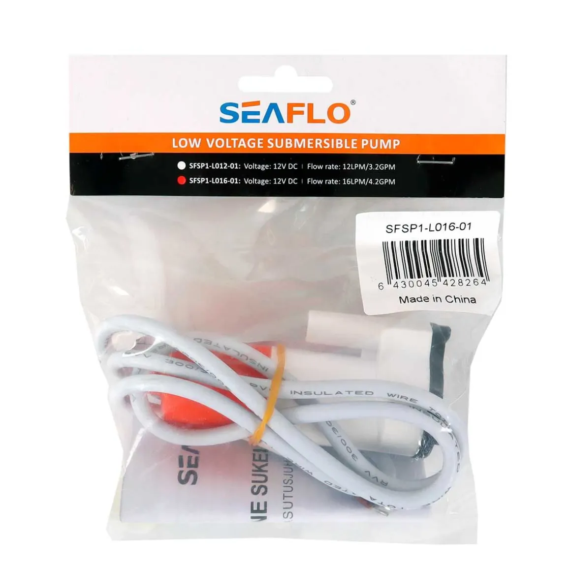 SEAFLO UPPOPUMPPU 12V, 16L/MIN