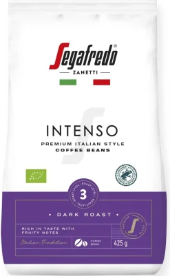 SEGAFREDO INTENSO PAPUKAHVI LUOMU 425 G