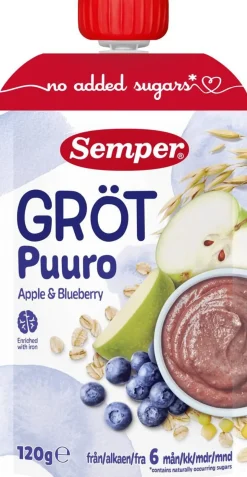 SEMPER PUURO, MUSTIKKA-OMENA 6KK 120 G