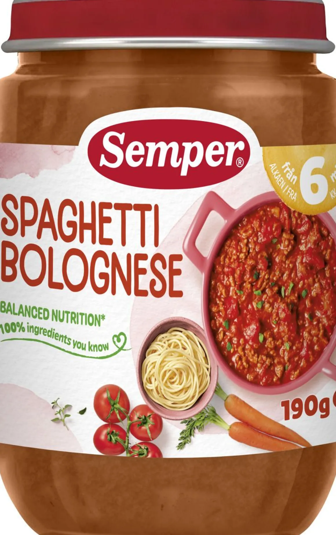 SEMPER SPAGHETTIA JA JAUHELIHAKASTIKETTA 6KK 190 G