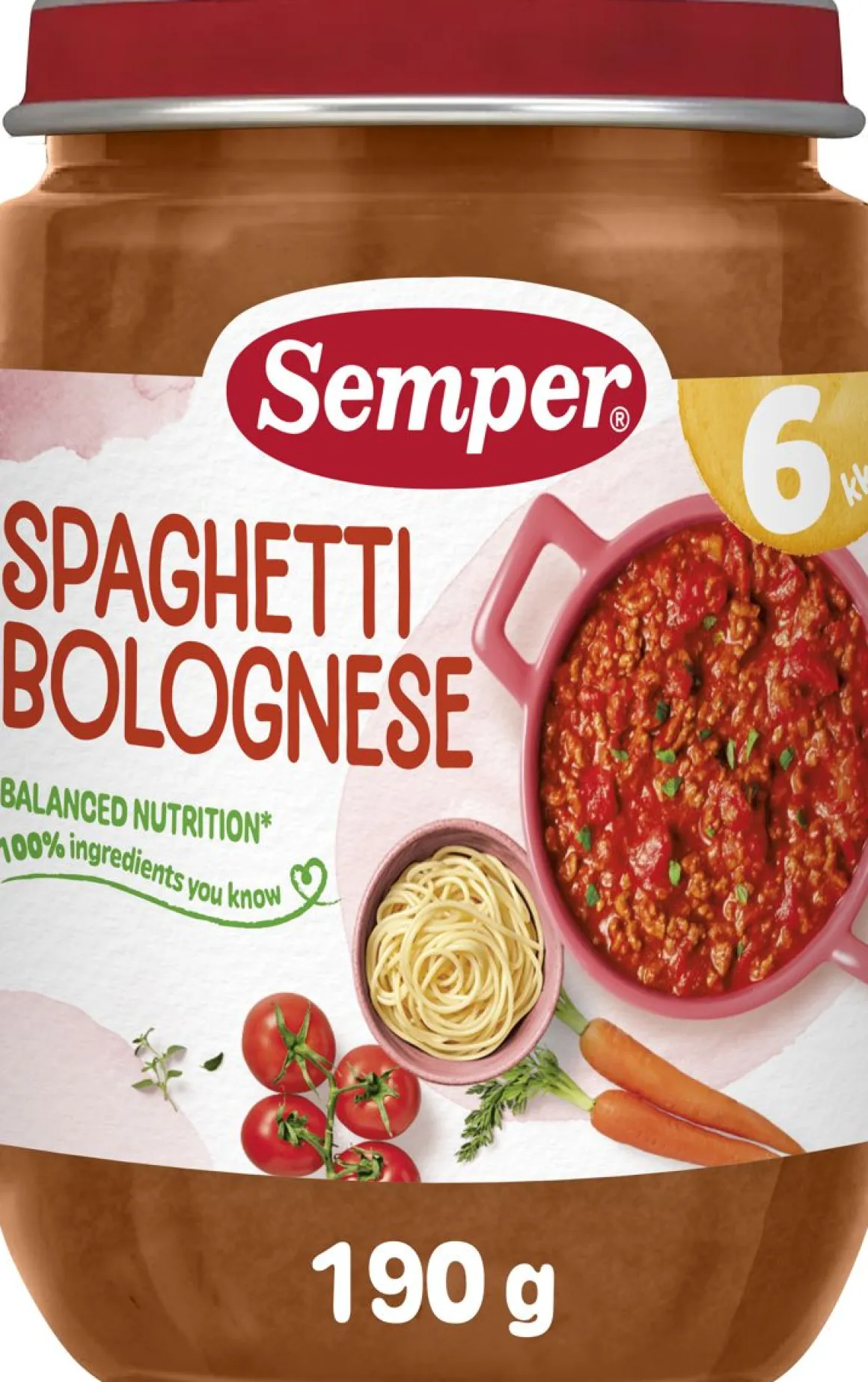 SEMPER SPAGHETTIA JA JAUHELIHAKASTIKETTA 6KK 190 G