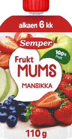 SEMPER FRUKTMUMS MANSIKKA 6KK 110 G
