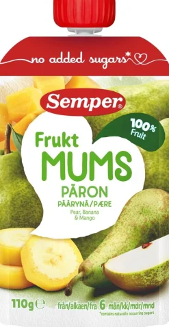 SEMPER FRUKTMUMS PÄÄRYNÄ 6KK 110 G