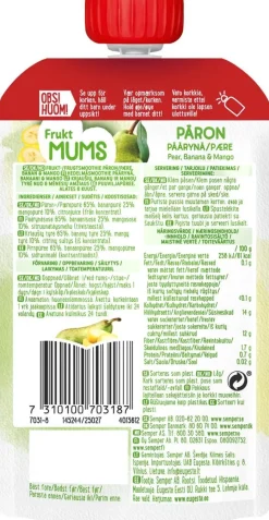 SEMPER FRUKTMUMS PÄÄRYNÄ 6KK 110 G