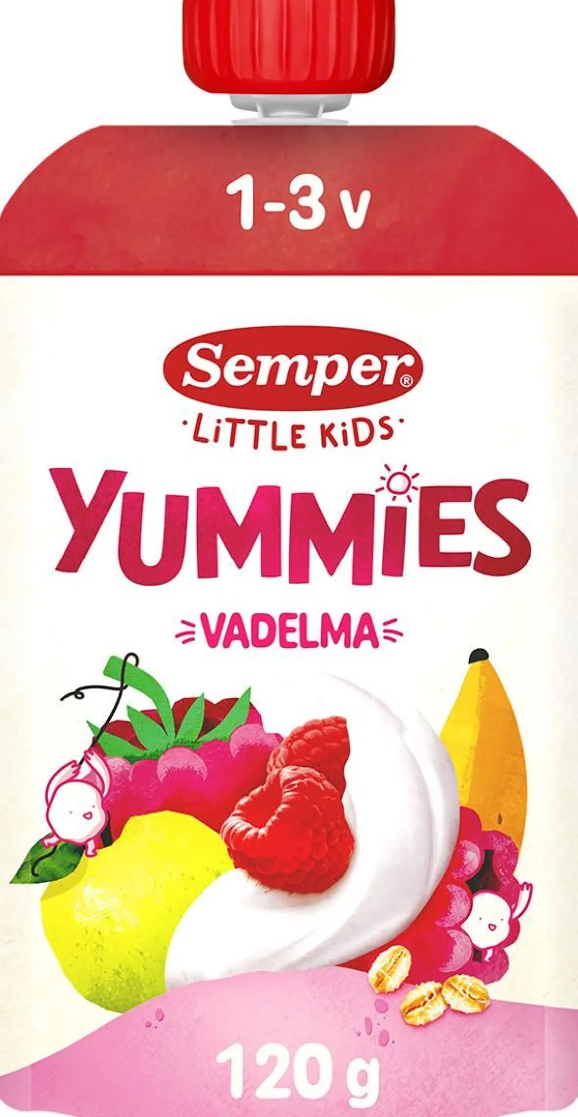 SEMPER SEMPER YUMMIES RASPBERRY 120 G
