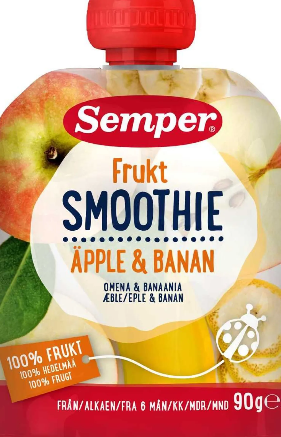 SEMPER SMOOTHIE OMENA-BANAANI 6KK 90 G