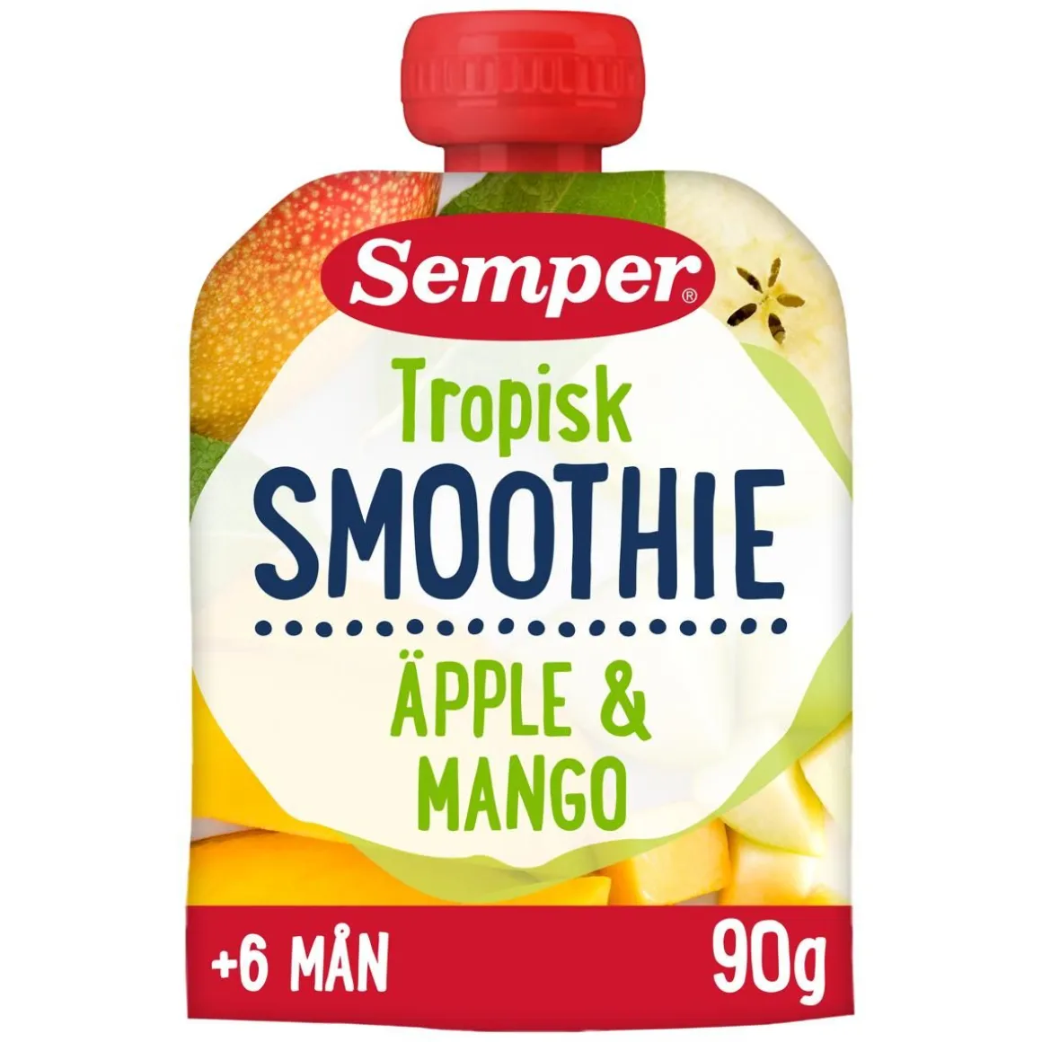 SEMPER SMOOTHIE OMENA-MANGO 6KK 90 G