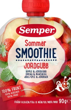 SEMPER SMOOTHIE OMENA MANSIKKA6KK 90 G