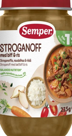 SEMPER STROGANOFFIA JA RIISIÄ 1V 235 G