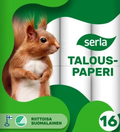 SERLA TALOUSPAPERI 16RL VALKOINEN 16 KPL