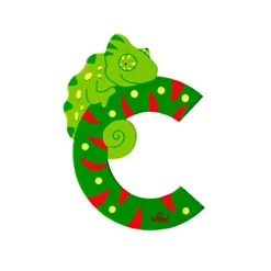 SEVI LETTER C CHAMELEON