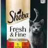 SHEBA ANNOSP. FRESH&FINE 6*50G SEKOITUS HÄRKÄÄ, KANAA JA LAMMAS 30