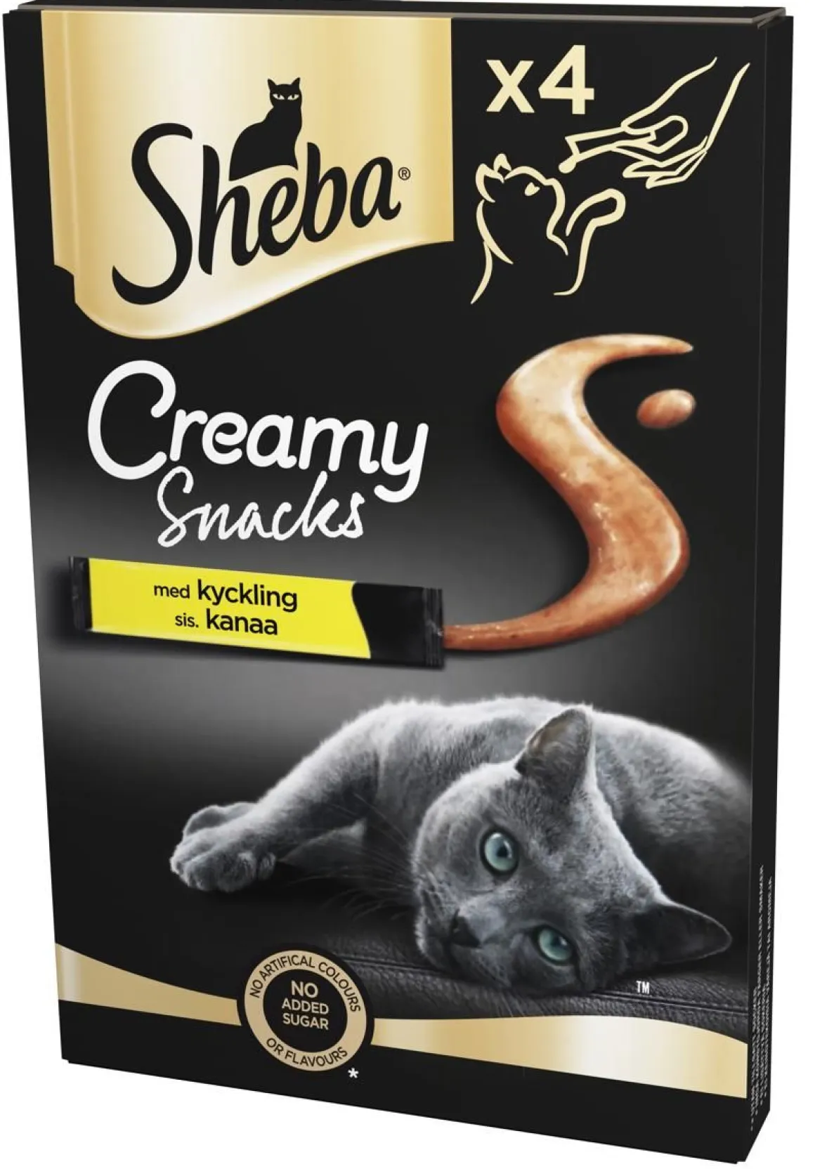 SHEBA MAKUPALA CREAMY SNACKS KANA 4*12G 48 G