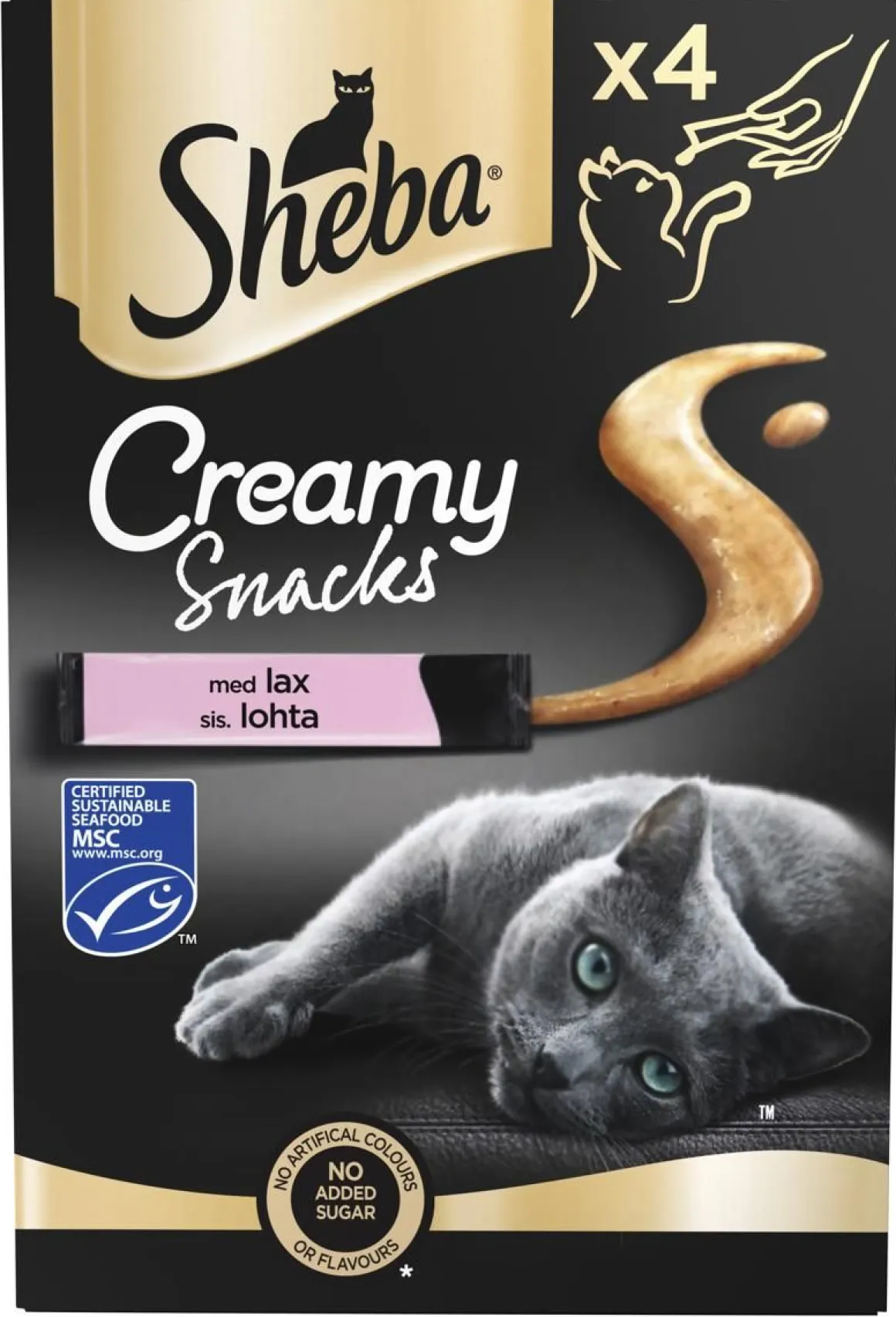 SHEBA MAKUPALA CREAMY SNACKS LOHI 4*12G 48 G