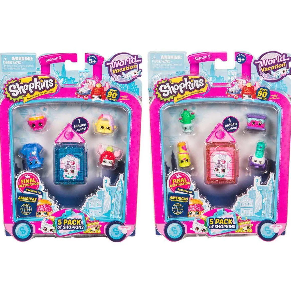 SHOPKINS HAHMOT 5KPL AMERICA S8