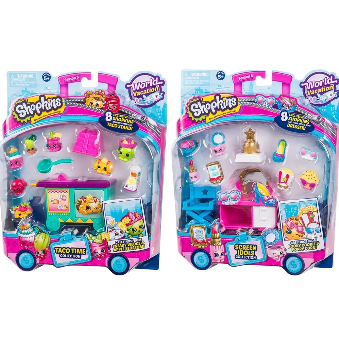 SHOPKINS TEEMAPAKKAUS AMERICA S8