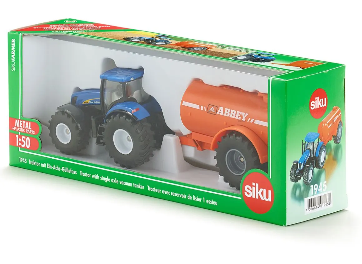 SIKU 1:50 TRAKTORI JA YKSIAKSELINEN TYHJIÖSÄLILIÖ