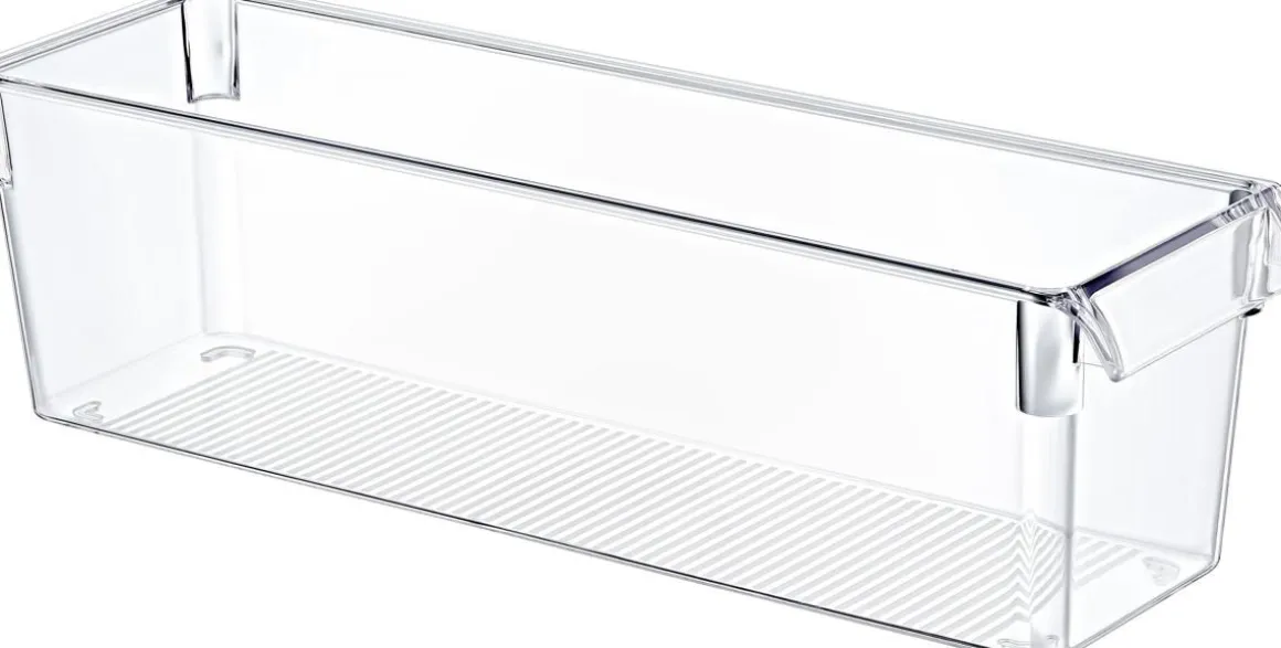 SÄILYTYSLAATIKKO JÄÄKAAPPIIN 360X105X100MM KIRKAS