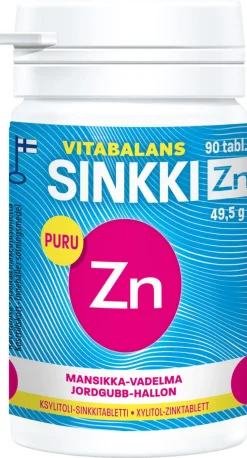 SINKKI ZN MANSIKKA/VADELMA 90 KPL