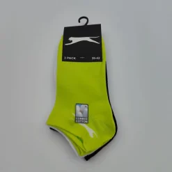 SLAZENGER MIESTEN LYHYTVARTINEN SUKKA 3PR VIHR/MUS/VAL 39-42