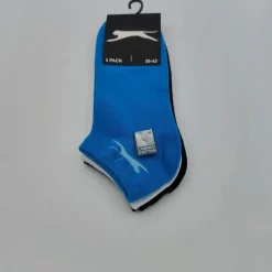 SLAZENGER MIESTEN LYHYTVARTINEN SUKKA 3PR SIN/MUS/VAL 39-42
