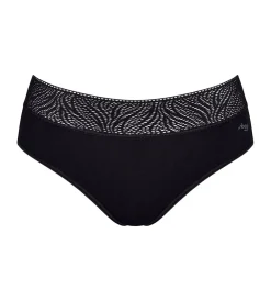 SLOGGI KUUKAUTISALUSHOUSUT HIPSTER 2-PACK L MUSTA