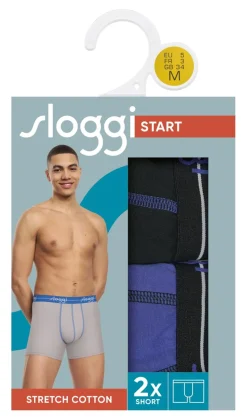 SLOGGI MEN START SHORT C 2-PACK MULTIPLE COLOURS VÄRI V005, 4