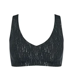 SLOGGI ZERO FEEL 2.0 FESTIVE BRALETTE S BLACK COMBINATION