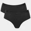 SLOGGI GO CASUAL H MIDI 2-PACK XXL MUSTA