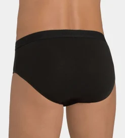 SLOGGI MEN 24/7 H MIDI 2-PACK 50 MUSTA