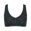 SLOGGI ZERO FEEL 2.0 FESTIVE BRALETTE M BLACK COMBINATION