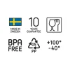 SMARTSTORE CLASSIC 14 L SÄILYTYSLAATIKKO KANNELLA JA 7 SISÄOSAA KIRKAS
