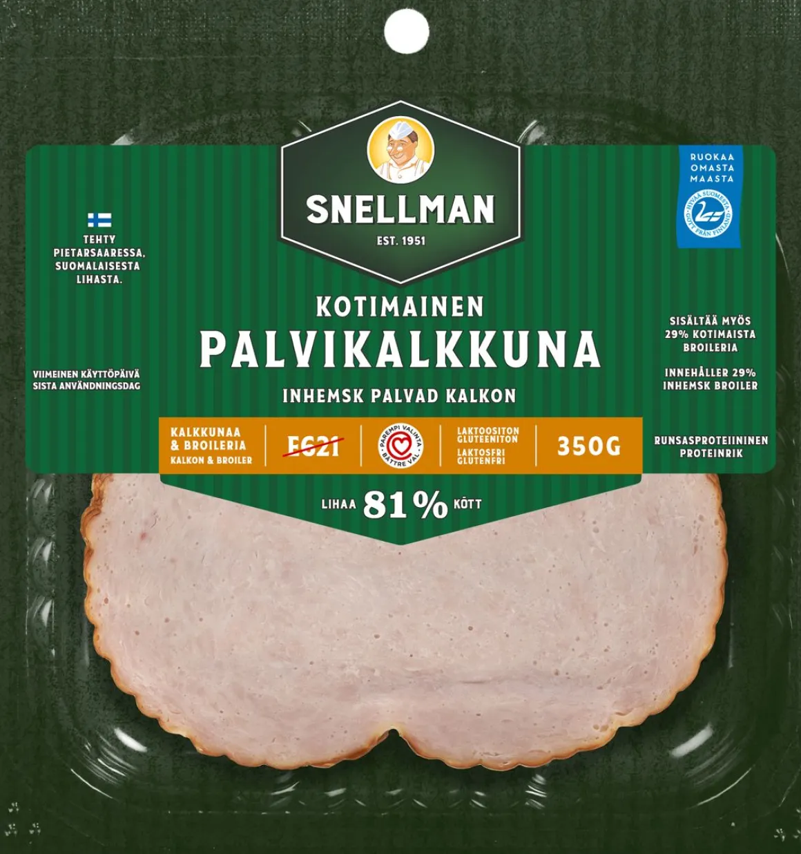 SNELLMAN KOTIMAINEN PALVIKALKKUNA 350 G
