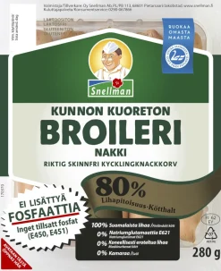 SNELLMAN KUNNON KUORETON BROILERINAKKI 280 G