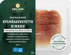 SNELLMAN SUOMALAINEN KYLMÄSAVUSTETTU KINKKU 80 G