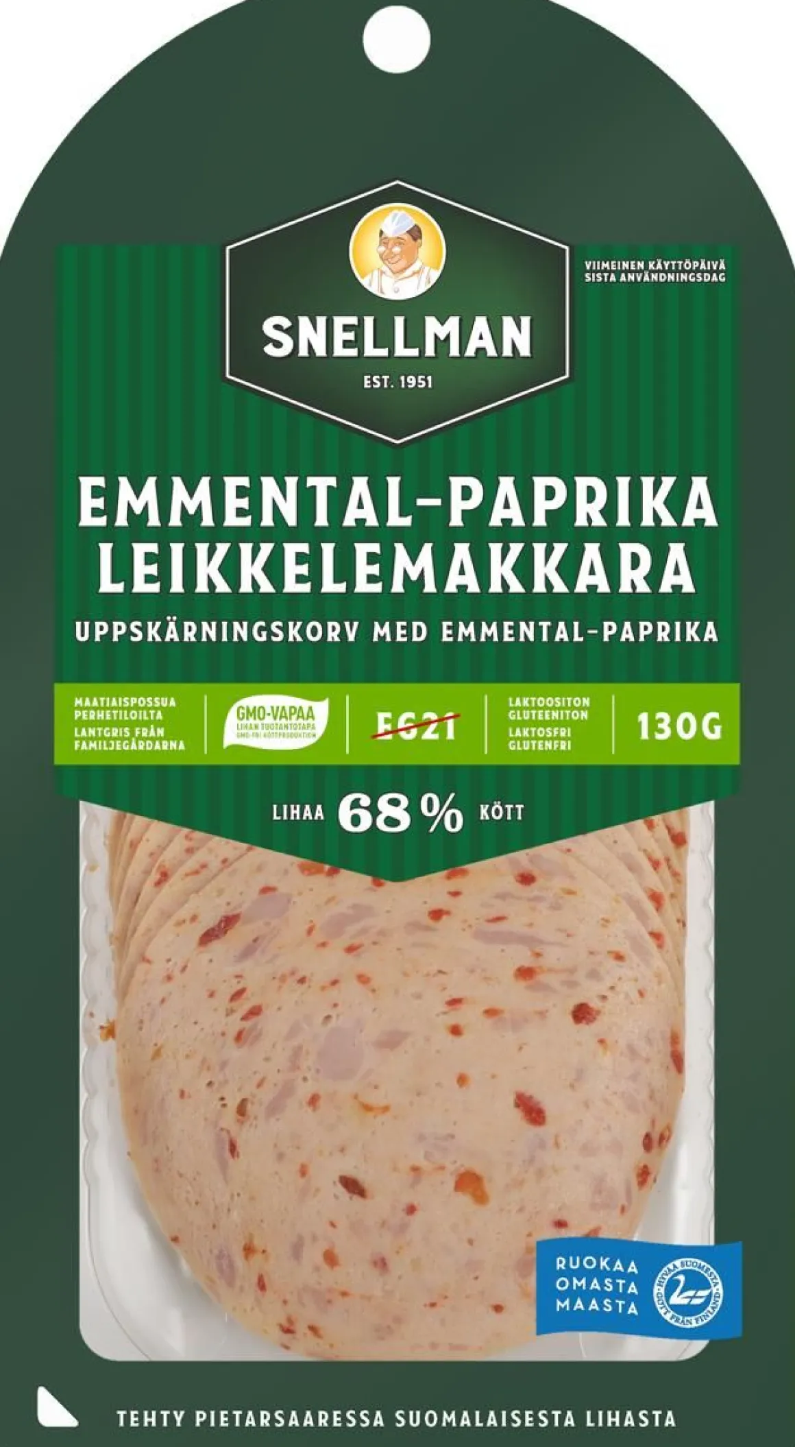 SNELLMAN EMMENTAL-PAPRIKALEIKKELEMAKKARA 130