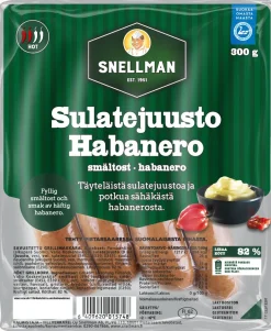 SNELLMAN GRILLIMAKKARA SULATEJUUSTO-HABANERO 300 G