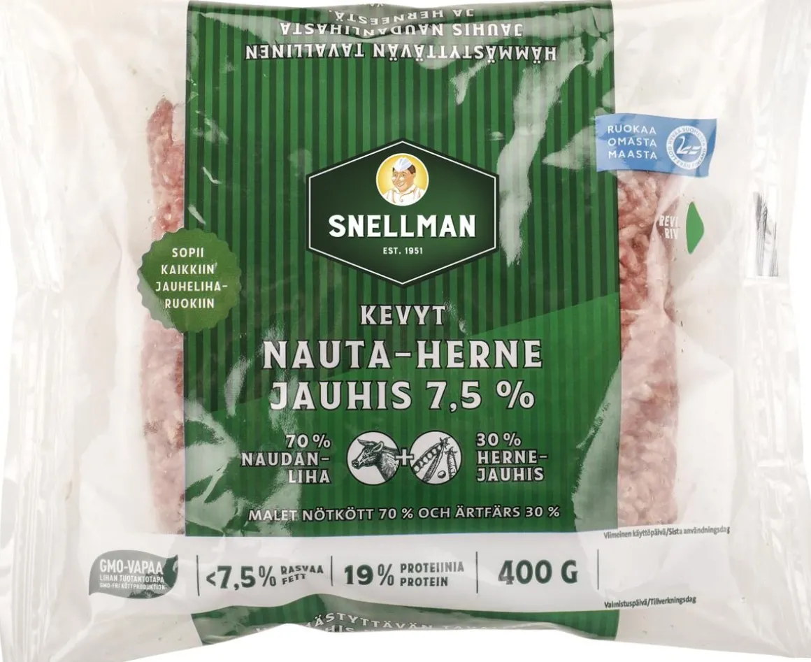 SNELLMAN KEVYT NAUTA-HERNE JAUHIS 7,5% 400 G