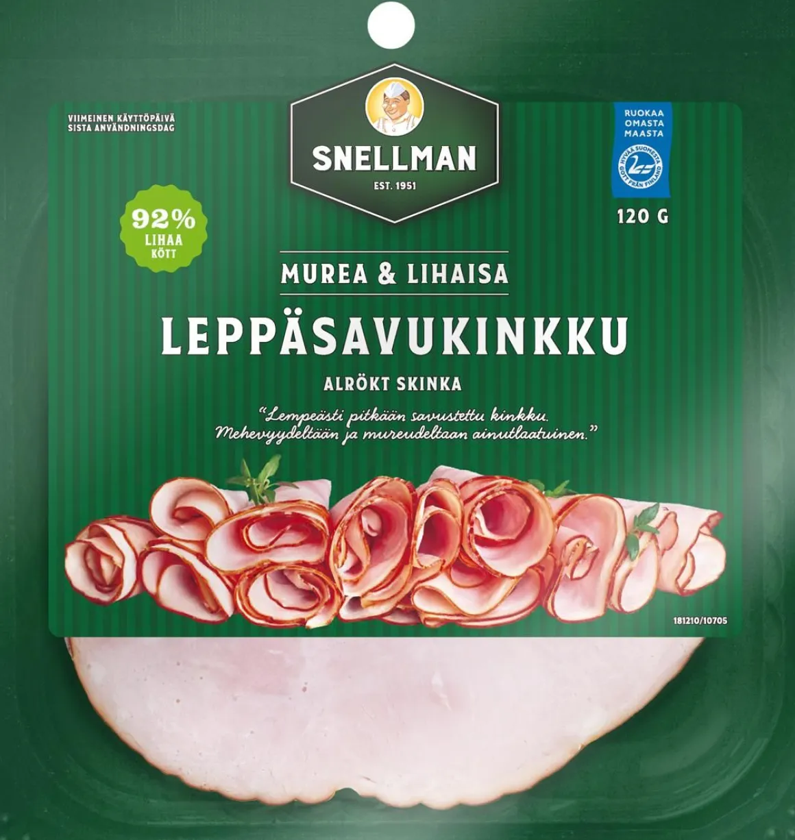 SNELLMAN MUREA & LIHAISA LEPPÄSAVUKINKKU 120 G