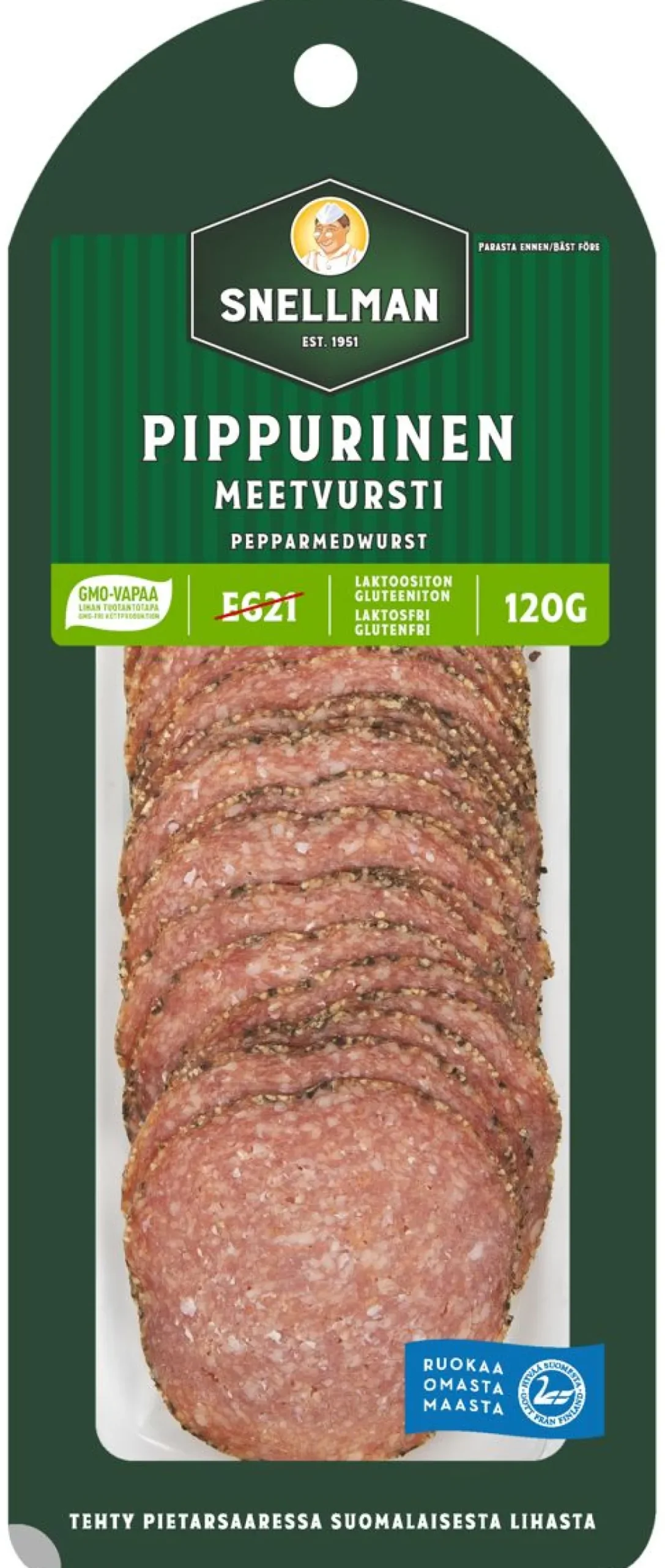 SNELLMAN PIPPURINEN MEETVURSTI 120 G