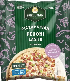 SNELLMAN PIZZAPÄIVÄN PEKONILASTU 100 G