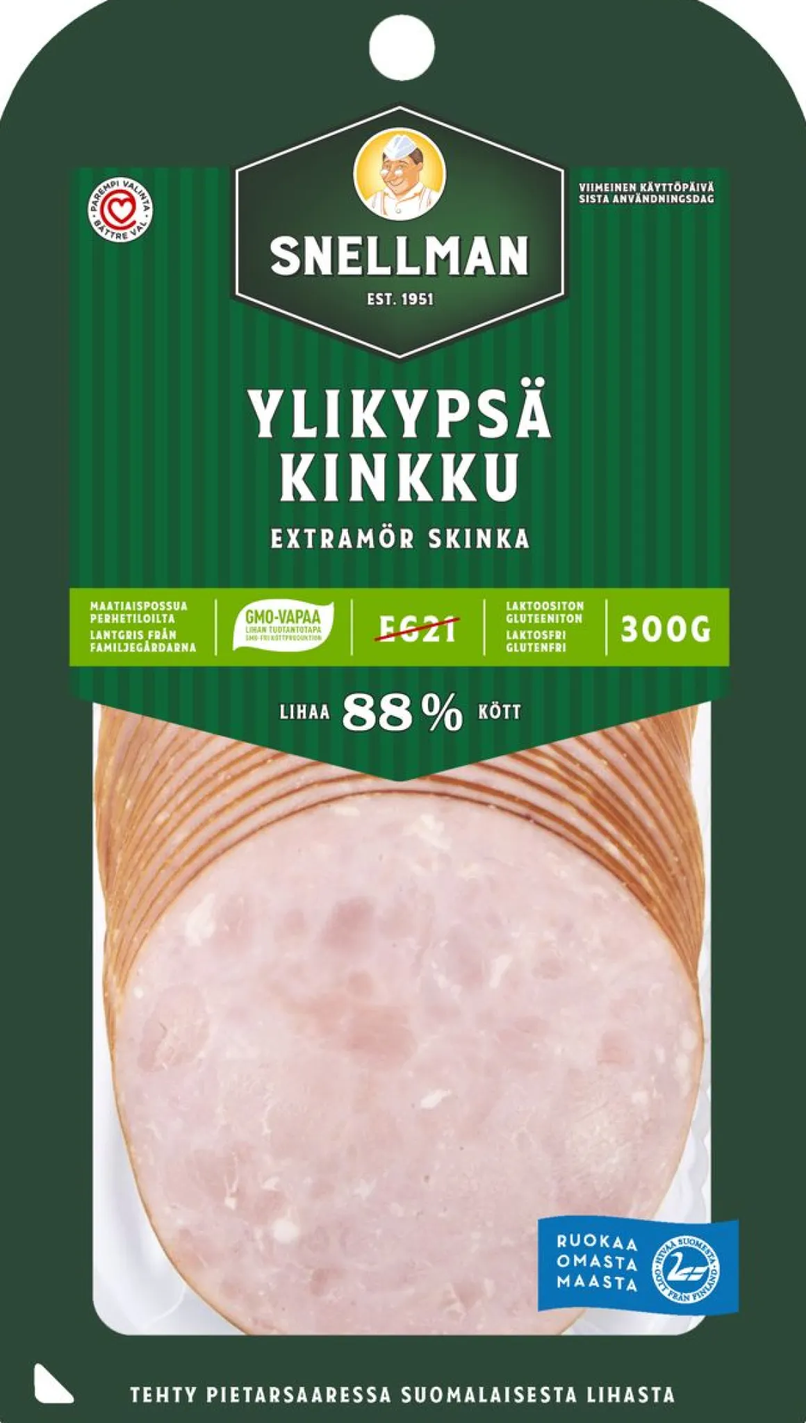 SNELLMAN YLIKYPSÄ KINKKU 300 G