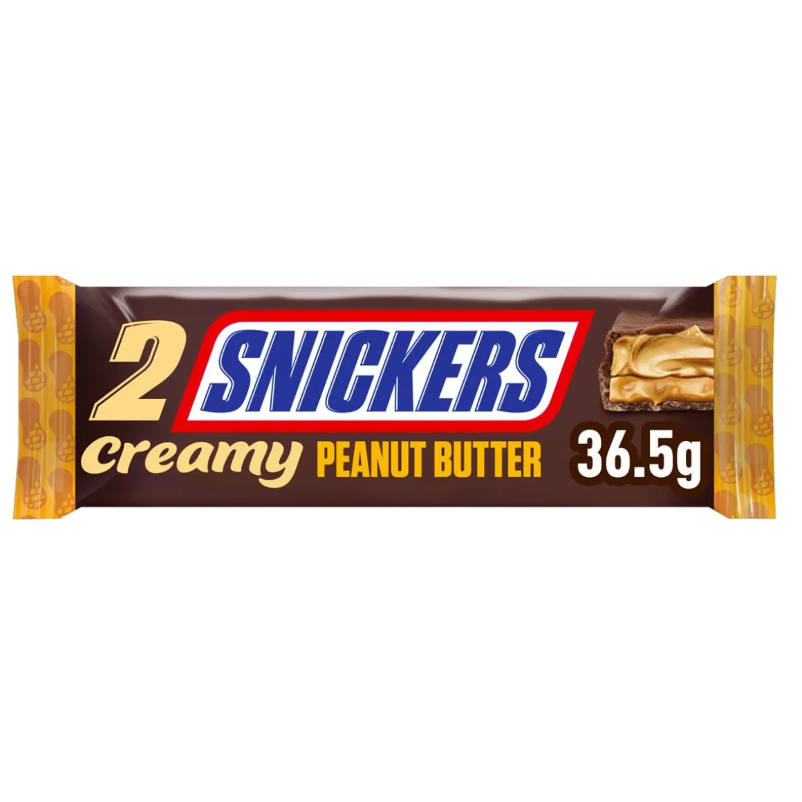 SNICKERS CREAMY PEANUT BUTTER 36,5G SUKLAAPATUKKA 36,5 G