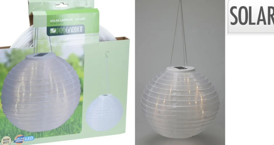 SOALR LED AURINKOVALAISIN 28CM PALLONMUOTOINEN