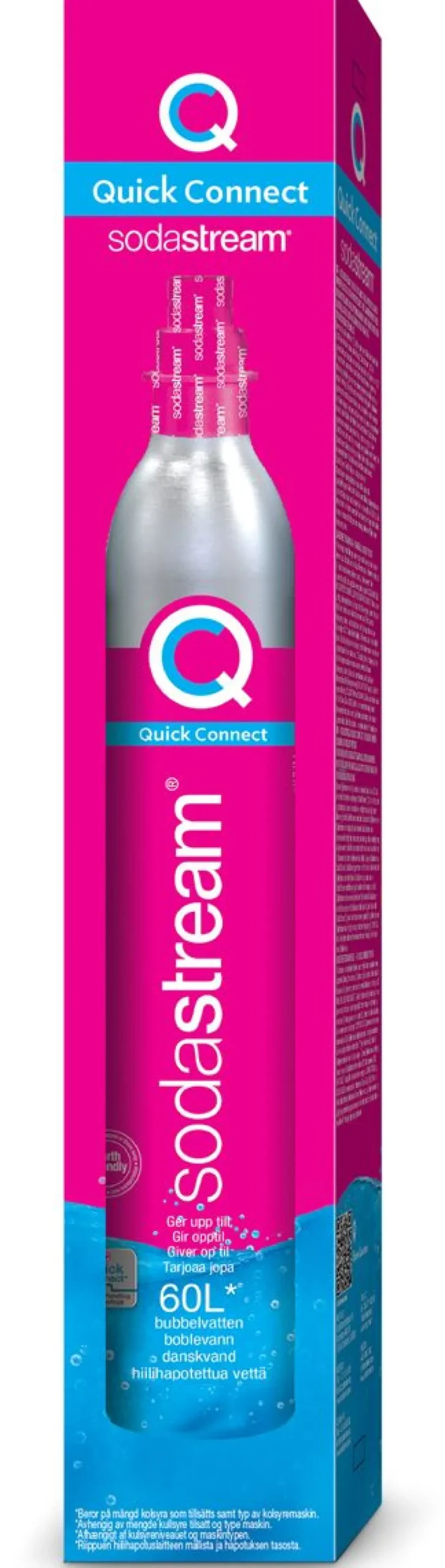 SODASTREAM QUICK CONNECT EXTRA HIILIDIOKSIDIPULLO 60L